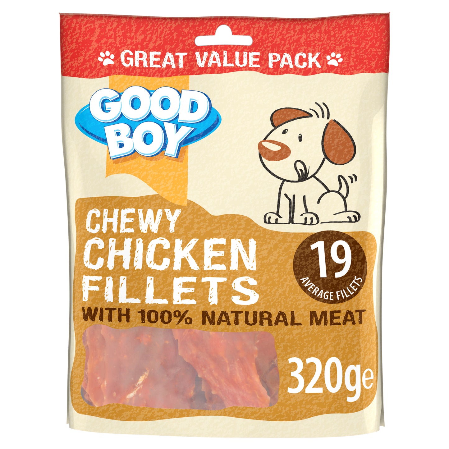 Good boy Chewy Chicken Fillets 320g Value Pack