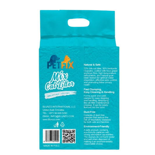 PetFix Mixed Cat Litter – Sea Breeze Freshness | Natural, Quick Clumping & Odor-Free