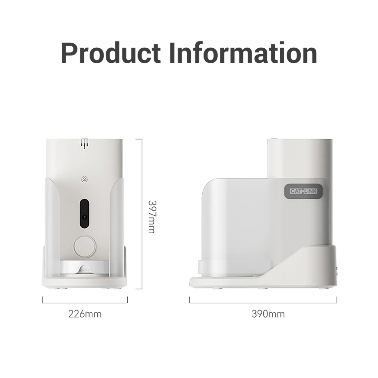 CATLINK Multi-Cat Recognition Automatic Feeder - Facelink