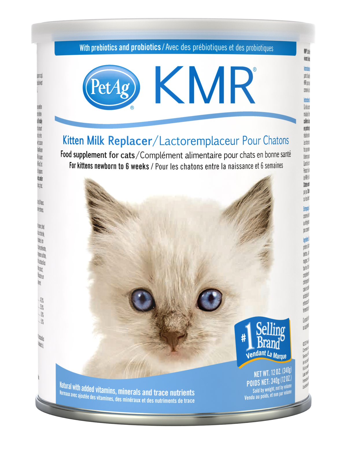 PetAg KMR Kitten Milk Replacer Powder, 12 oz
