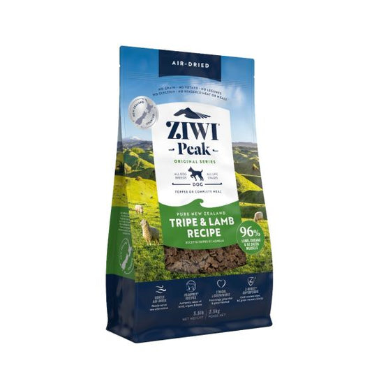 ZiwiPeak Air Dried Tripe & Lamb Dog Food 2.5 Kg