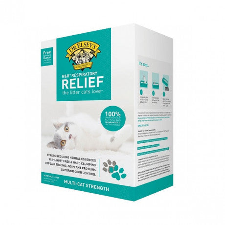 Dr Elsey's Precious Cat Herbal Essence Hypoallergenic Respiratory Relief Clumping Clay Litter 9kg