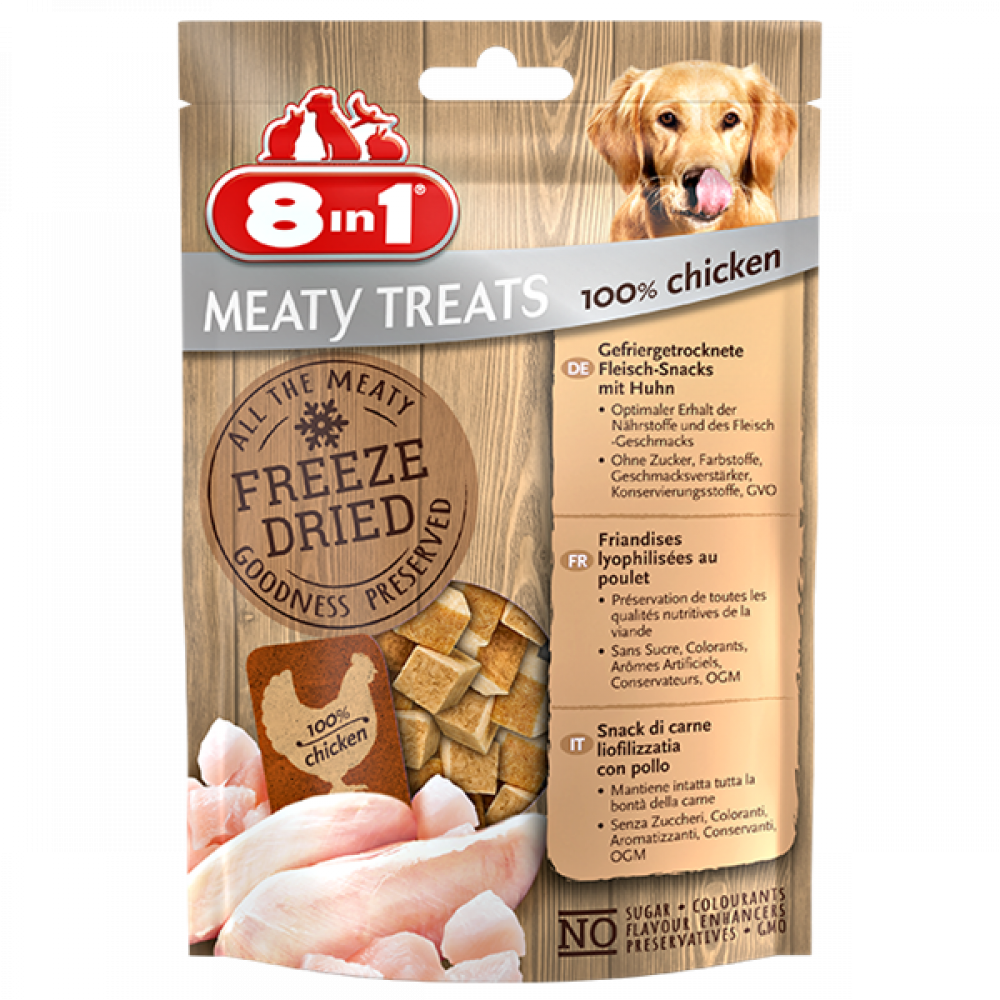 8in1 MEATY TREATS Chicken 50g