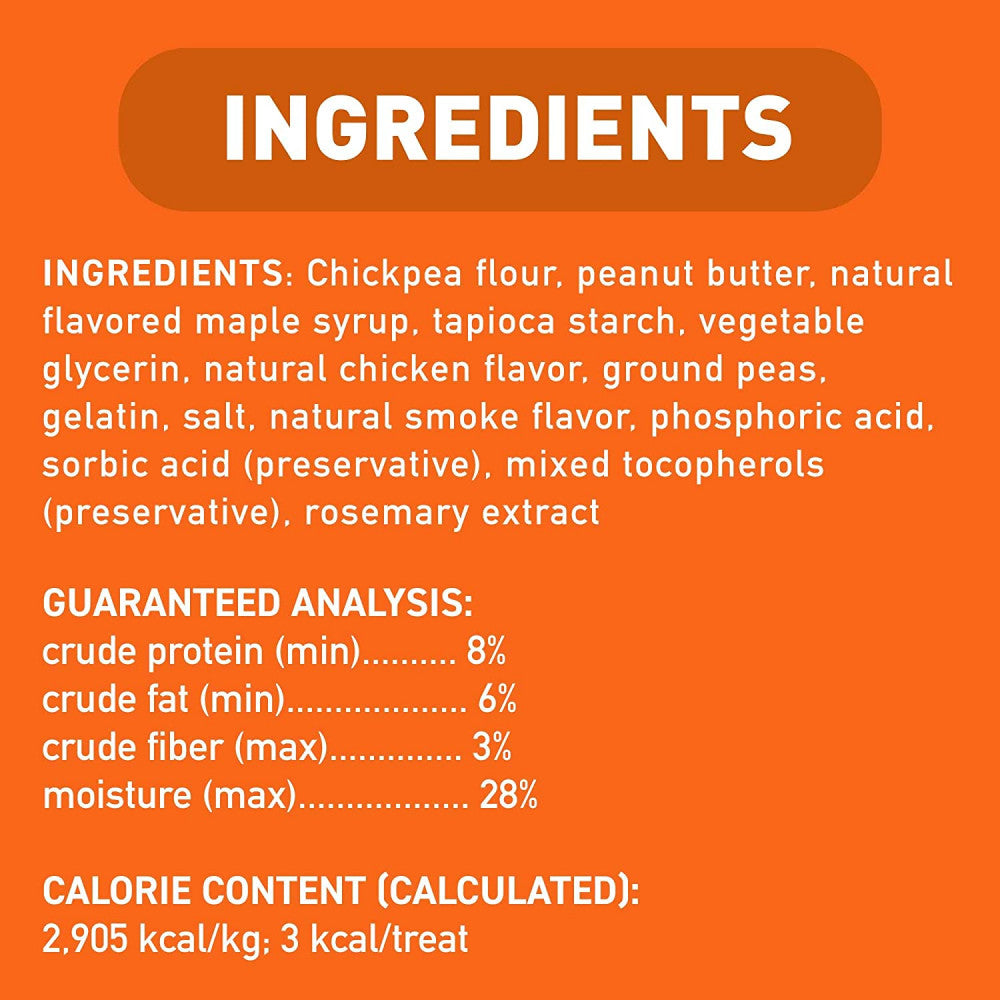 Cloud Star Tricky Trainers Chewy Treats Grain Free Peanut Butter - 5 Oz