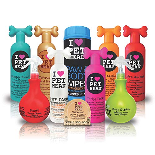 PET HEAD Dog Shampoo 475ml, Yummy Orange Scent, Best Dog Shampoo for Smelly Dogs, Gentle Formula Shampoo for Puppies