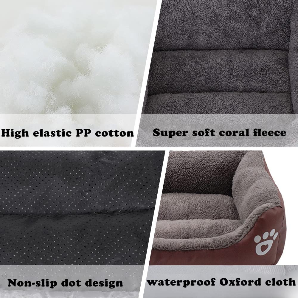 Dog Bed Rectangle Machine Washable
