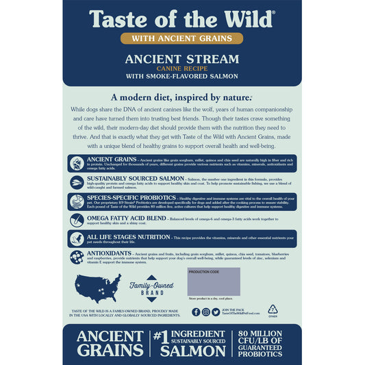 The Taste Of The Wild - Ancient Stream Canine Recipe