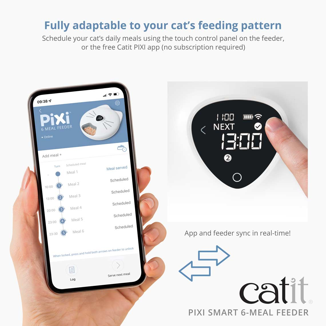 CATIT PIXI SMART 6-MEAL FEEDER
