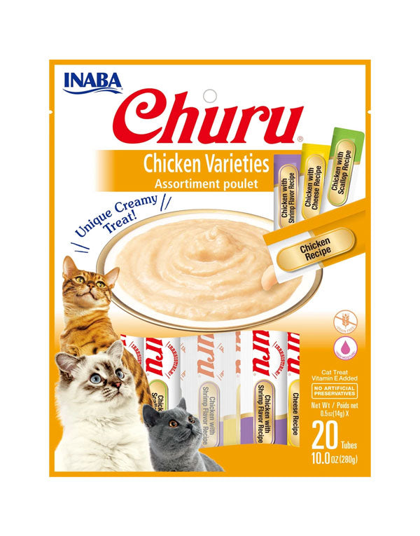 Churu Chicken Varieties Assortment 20PCS/PK NEW
