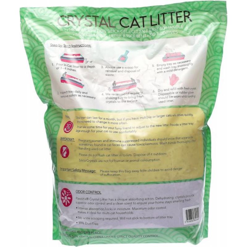 PAWSITIV PREMIUM SILICA CRYSTAL GEL LITTER FOR CAT - 8L