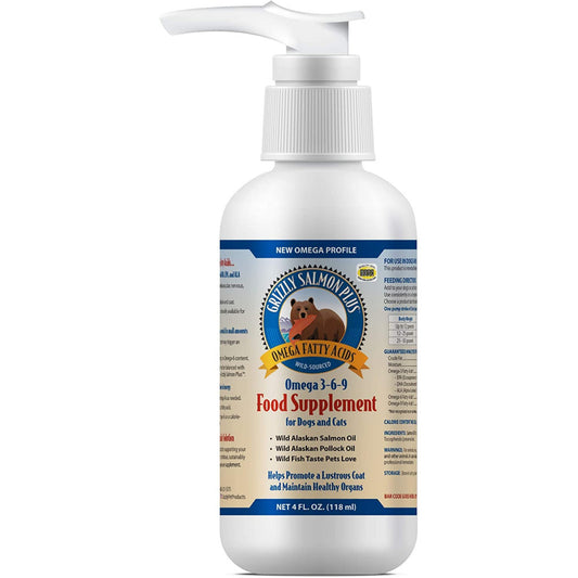 Grizzly Salmon Oil Omega Plus - 4 Oz