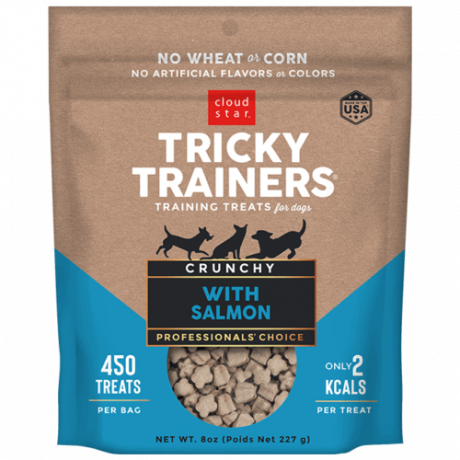 Cloud Star Tricky Trainers Crunchy Treats - Salmon - 8 Oz