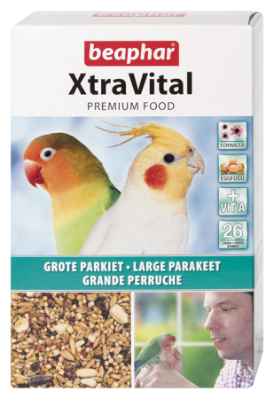 XtraVital Large Parakeet Feed 500g (New Formula)