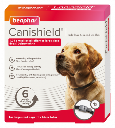 Canishield Flea & Tick Collar (Deltamethrin) - Large Dogs