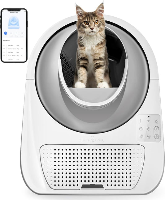 CATLINK (Standard Pro X) Self Cleaning Automatic Litter Box for Cats - Hands-Free