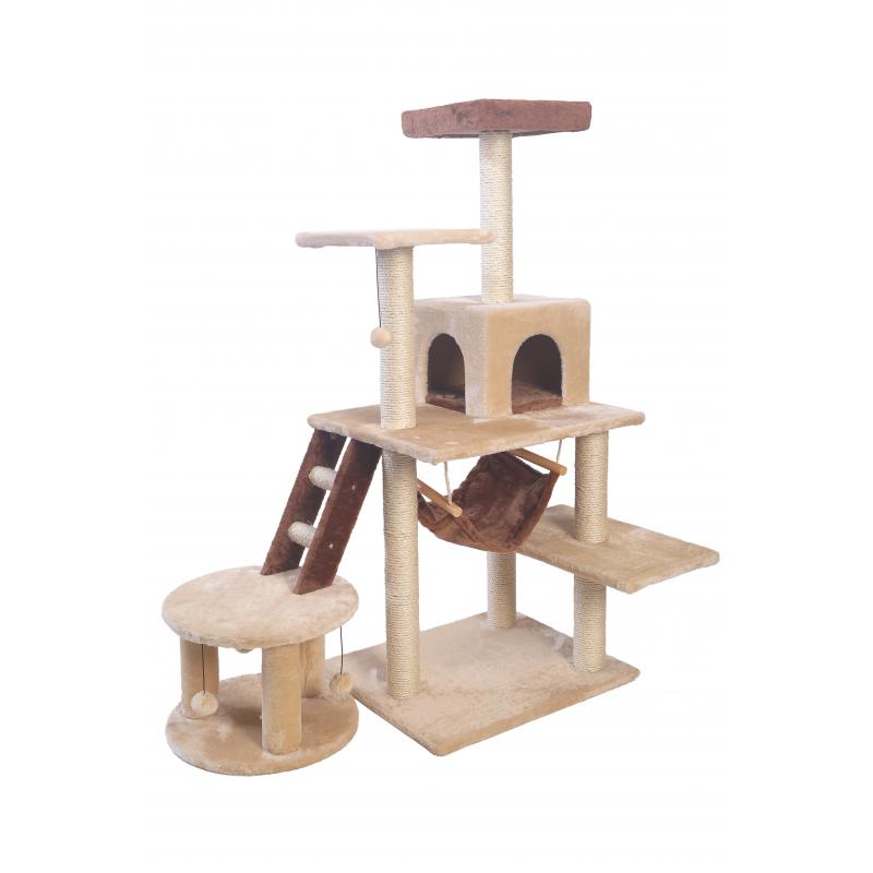 PAWSITIV CAT TREE - BELLA - BEIGE AND BROWN COLOR