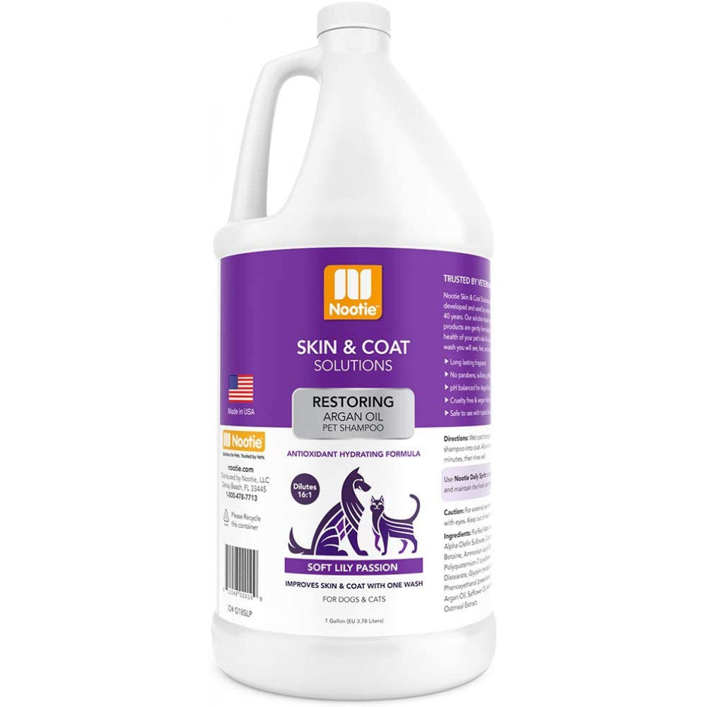Nootie Restoring Argan Oil Shampoo - Soft Lilly Passion Gallon