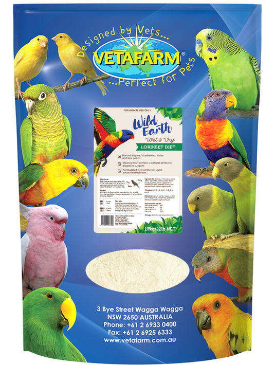 Wild Earth Lorikeet 10Kg