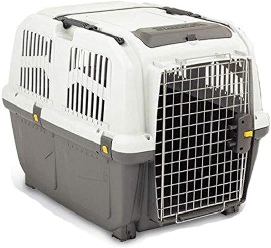 SKUDO 6 XL GREY IATA PET TRANSPORT CARRIER L92 x W63 x H70cm