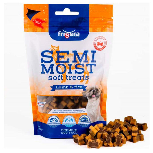 Frigera Semi-Moist Soft Treats Lamb & Rice 165g