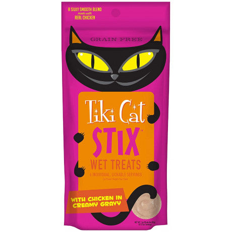 Tiki Cat Stix Treats Chicken Mousse - 3 Oz Bag