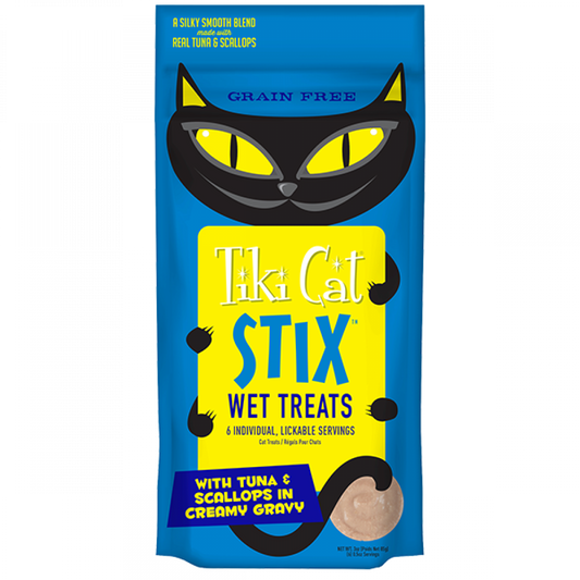 Tiki Cat Stix Treats Tuna & Scallops -3oz Bag