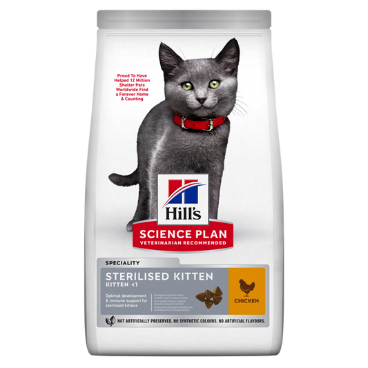 Hill’s Science Plan Sterilised Kitten Food With Chicken