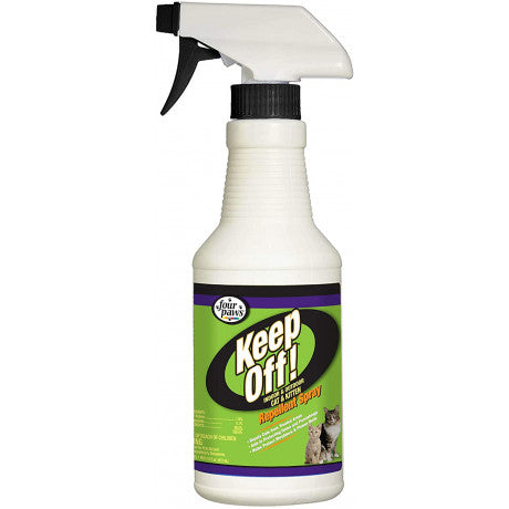 Four Paws Keep Off! Indoor Outdoor Repellent For Dogs Cats 16oz 1 pcs