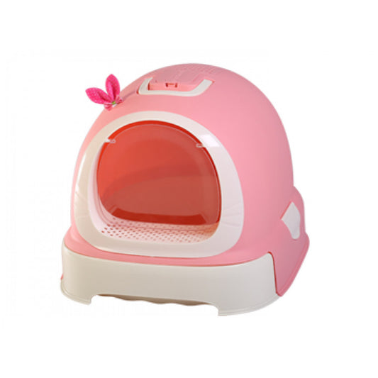 Nutrapet Fantastic Cat Litter Toilet - BROWN(Small Cats) ) L52×W42×H40cm
