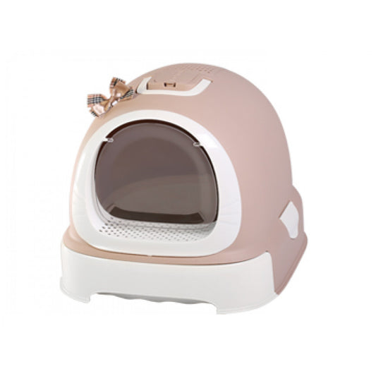 Nutrapet Fantastic Cat Litter Toilet - BROWN(Small Cats) ) L52×W42×H40cm