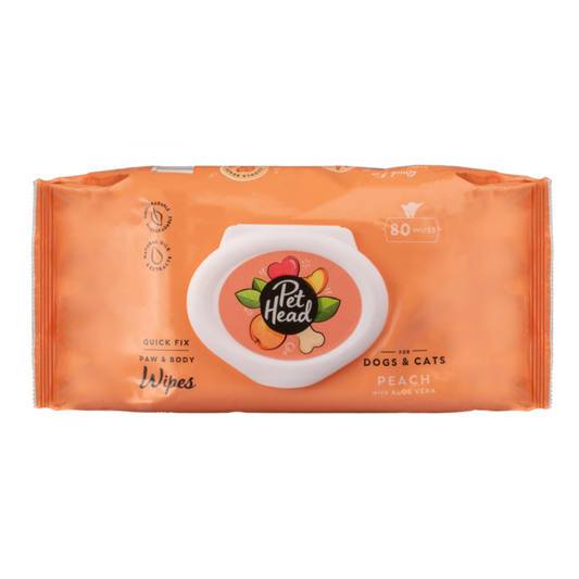Pet Head Quick Fix Wipes 80pk