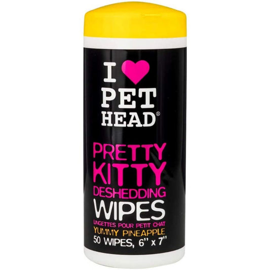 Pet Head TPHC4 Pretty Kitty Wipes 50pk Pineapple De Shed Wipes