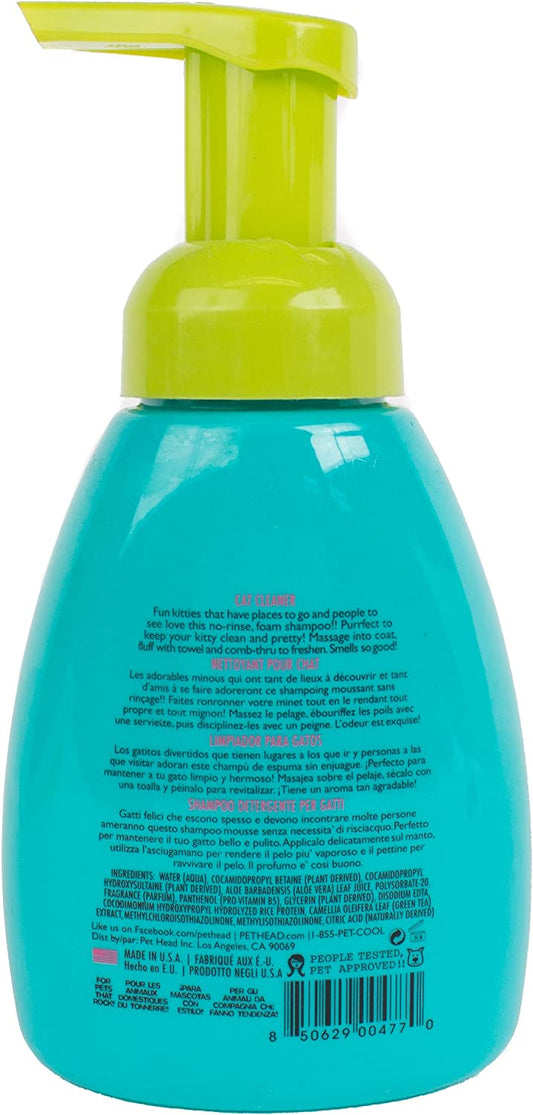 Pet Head Fizzy Kitty Mousse Strawberry Lemonade 190ml