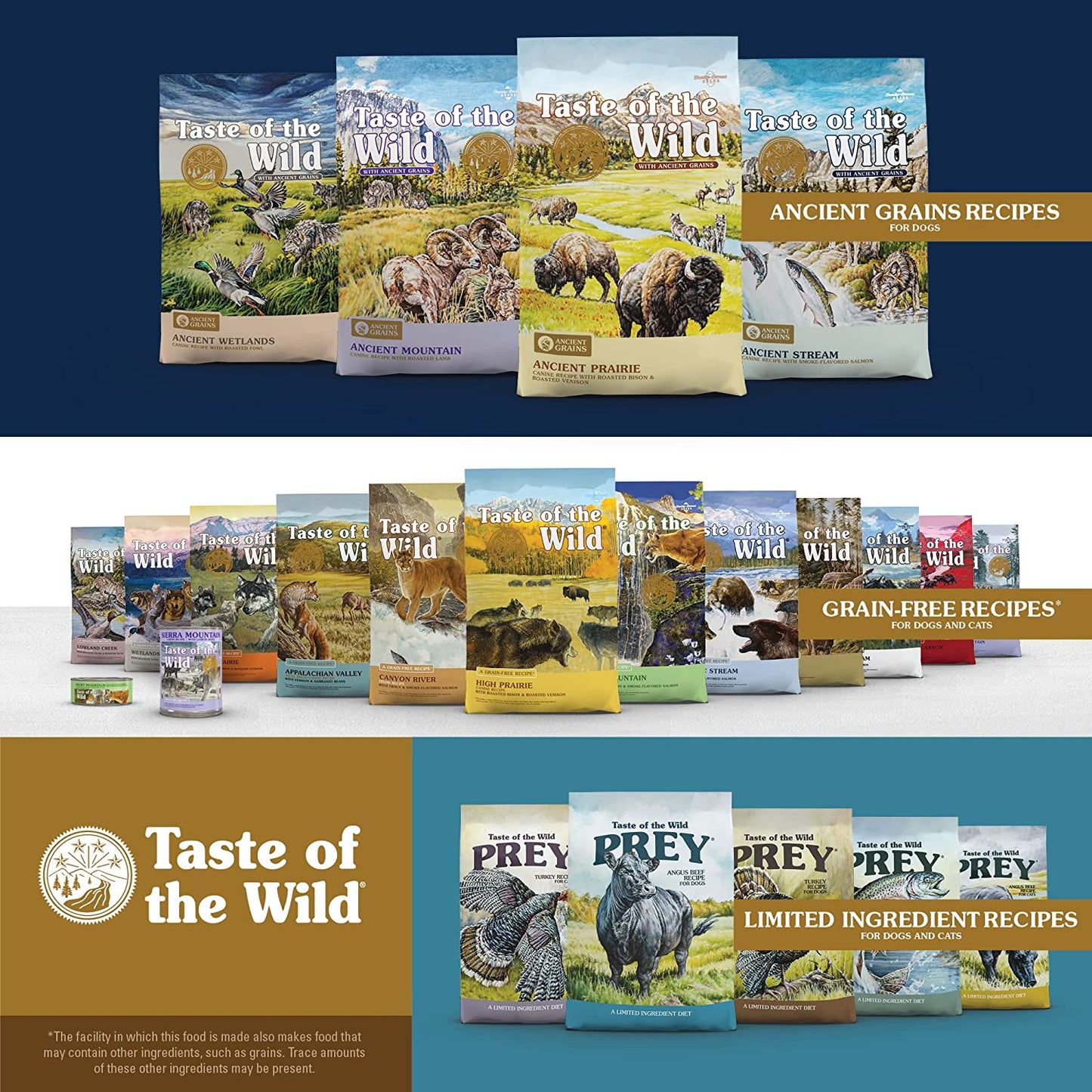 Taste Of The Wild Rocky Mountain Feline Recipe with Roasted Venison & Smoked Salmon 2.27kg (CAT)