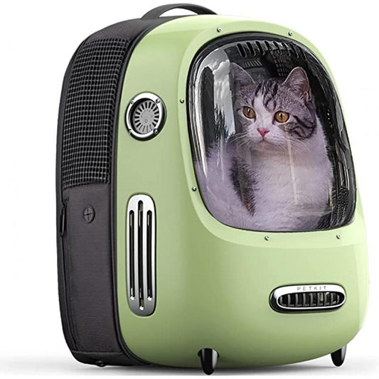 Petkit Breezy DOME Pet Backpack Carrier for Cats and Puppies - Green