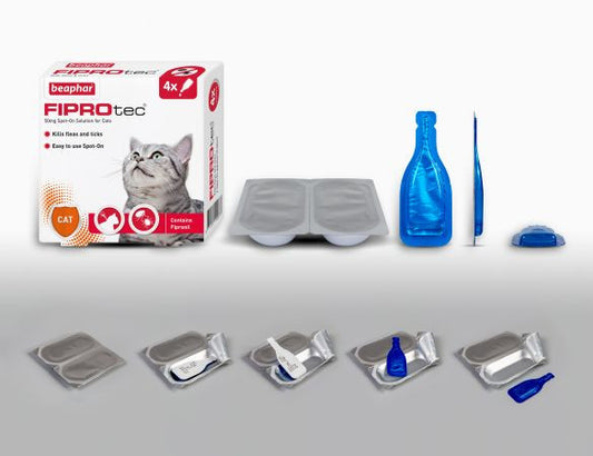 Beaphar FIPROTEC FOR CAT - 4 PIPETTES