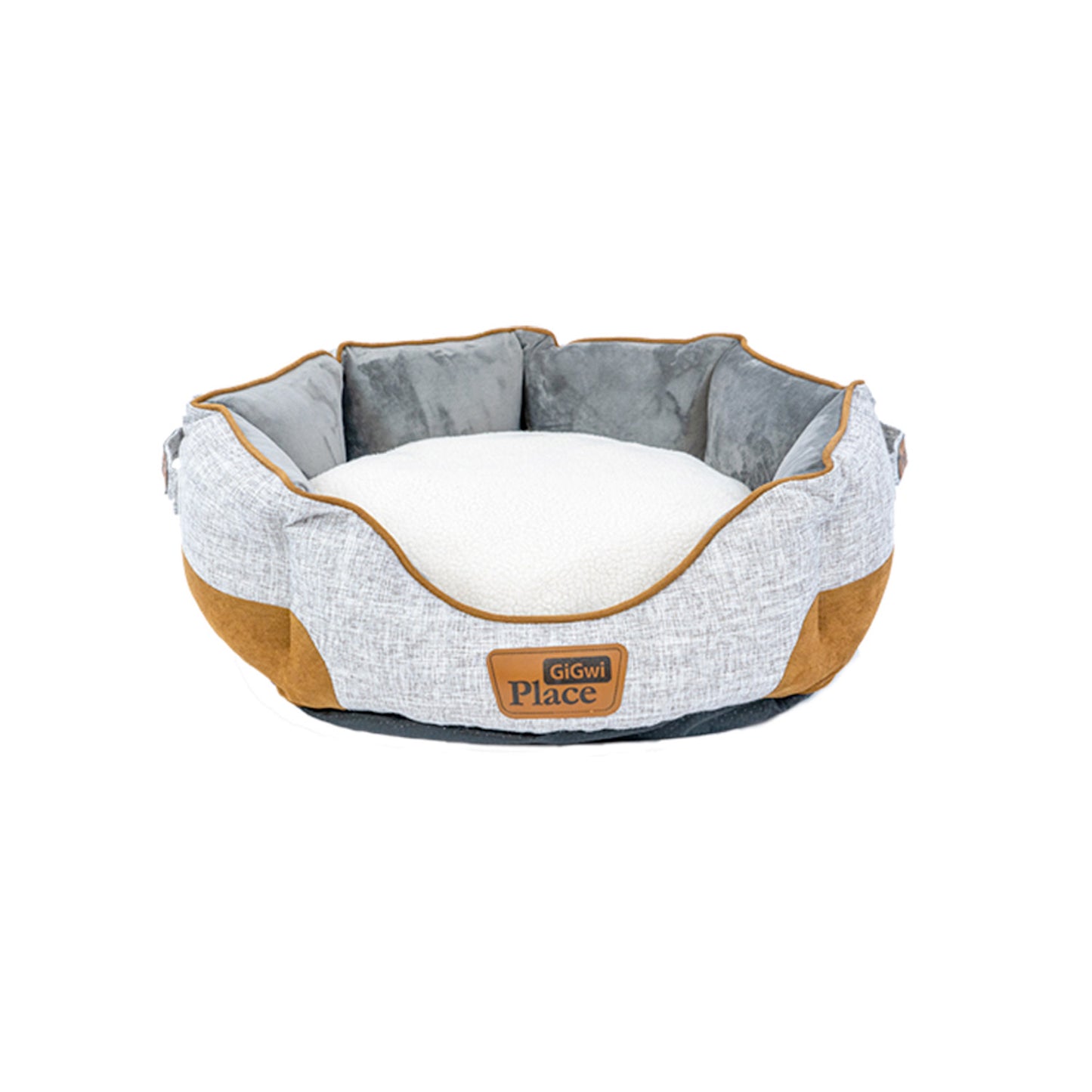 GiGwi Place Removable Cushion Luxury Dog Bed Round