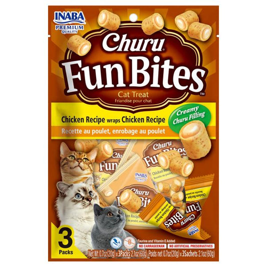 Churu Fun Bites Chicken Wrap Chicken Recipe 3PCS/PK