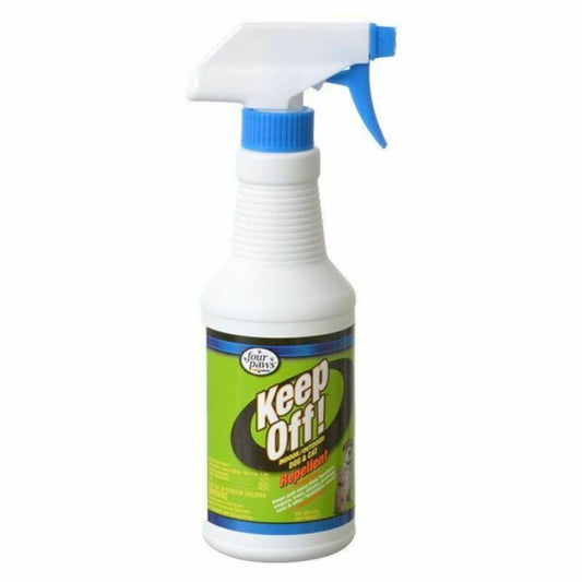 Four Paws Keep Off! Indoor Outdoor Repellent For Dogs Cats 16oz