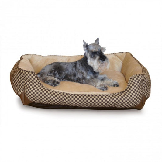 K&H Self-Warming Lounge Sleeper Medium Brown