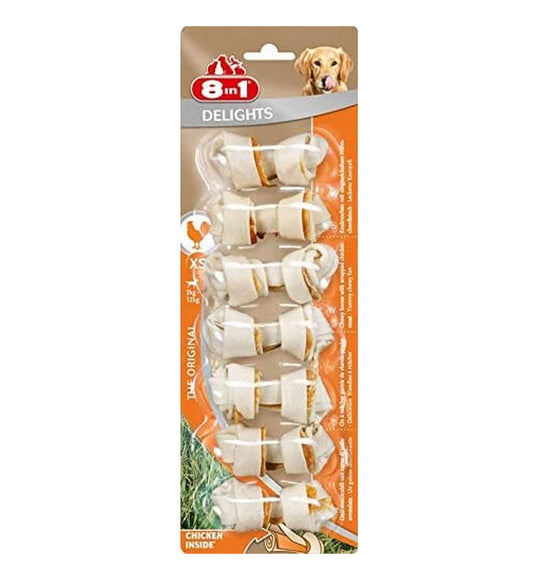 8in1 Delights Dental Bones XS